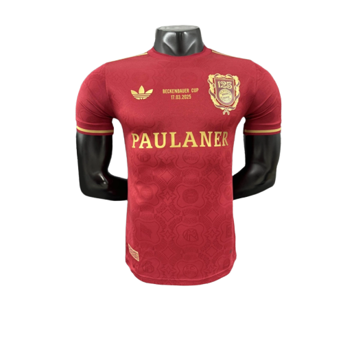 Camisa Bayern de Munique 25/26 Edição 125º Aniversário - Vermelho - Versão Jogador