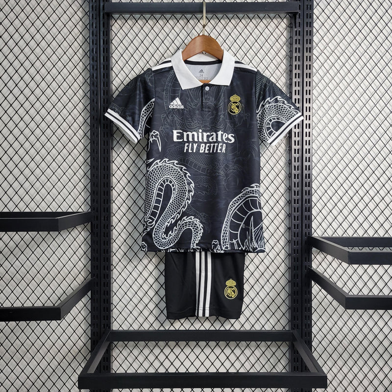 Kit Infantil Real Madrid Edição Especial Black 23/24