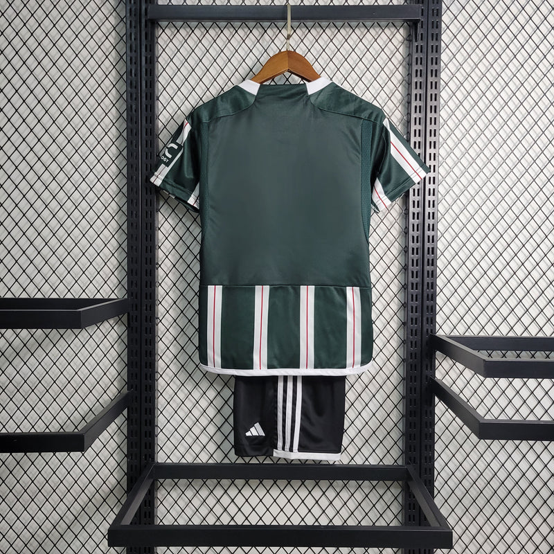 Kit Infantil Manchester United Titular 23/24