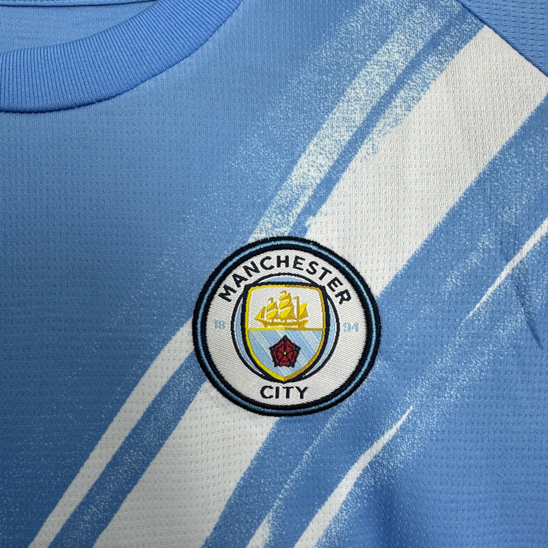 Kit Infantil Manchester City Titular 25/26