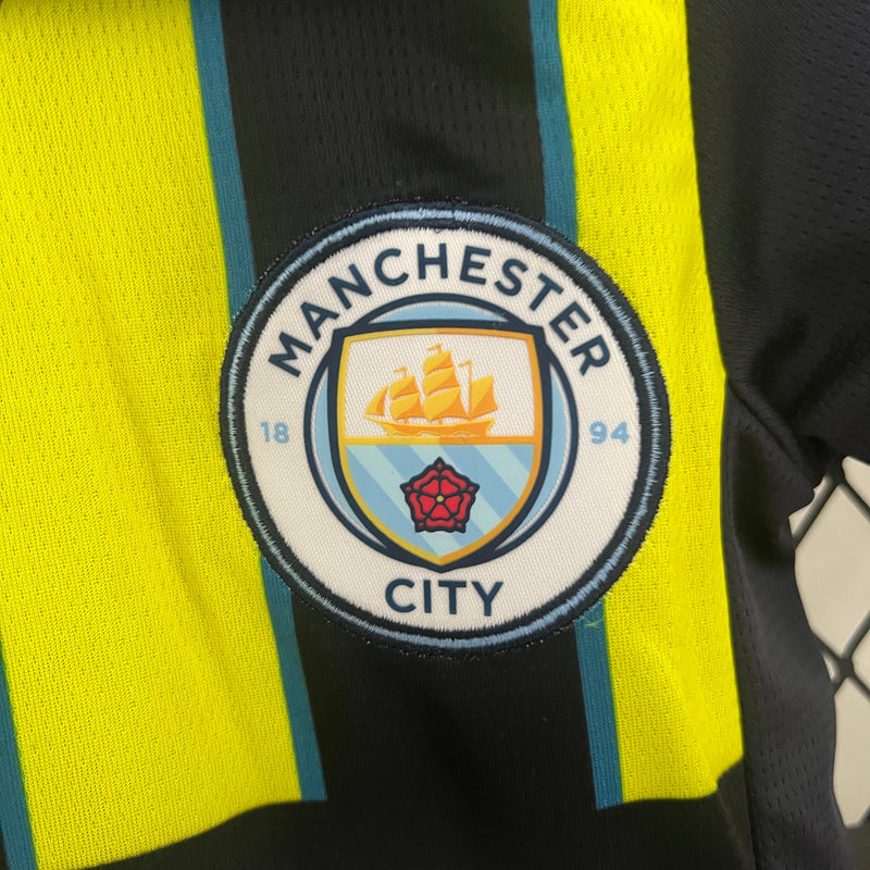 Kit Infantil Manchester City Reserva 24/25