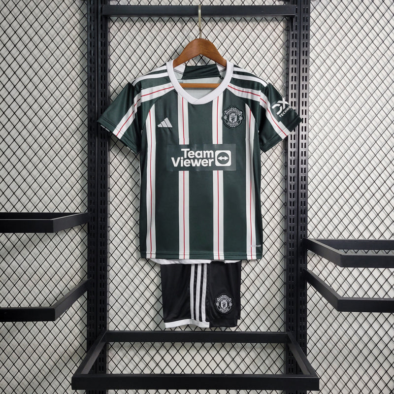 Kit Infantil Manchester United Titular 23/24