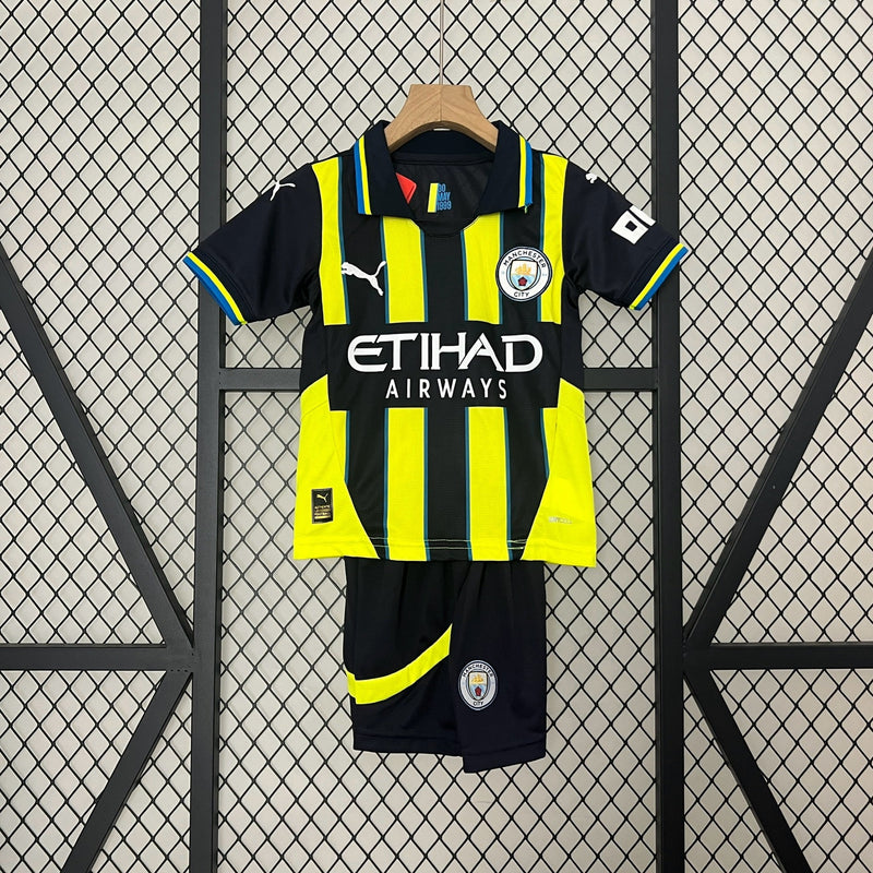 Kit Infantil Manchester City Reserva 24/25