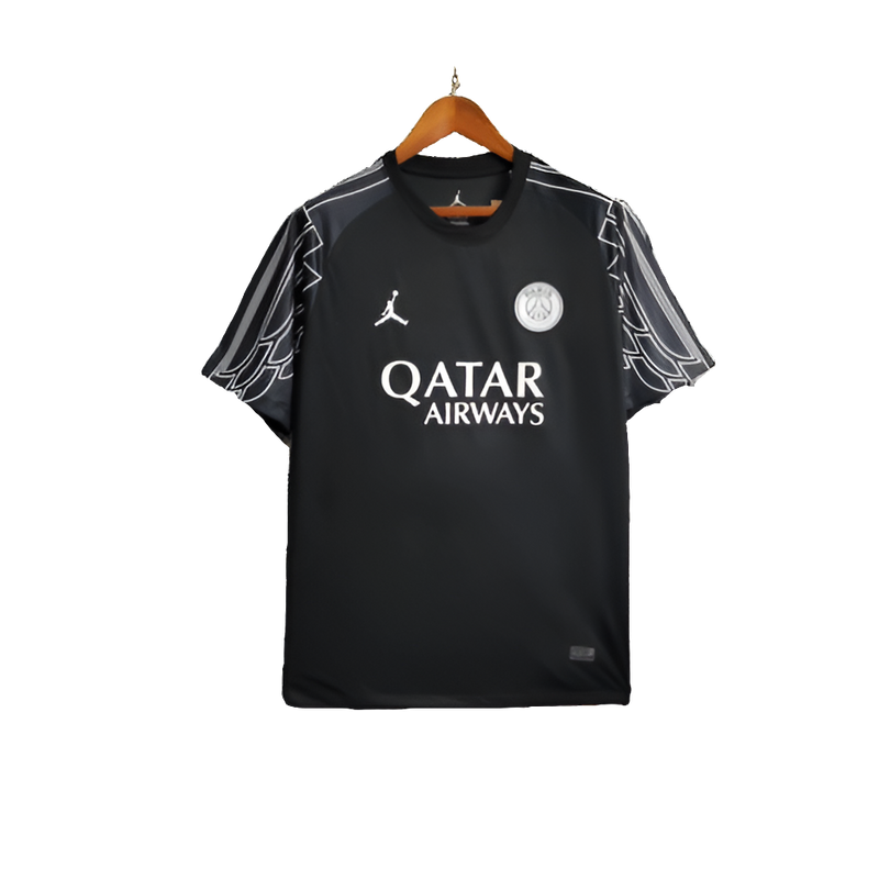 Camisa Paris Saint-Germain (PSG) 25/26 Goleiro - Preto - Versão Torcedor