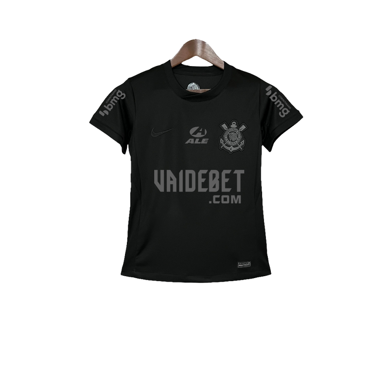 Camisa Corinthians 24/25 II Away - Todos os Patrocínios - Feminina