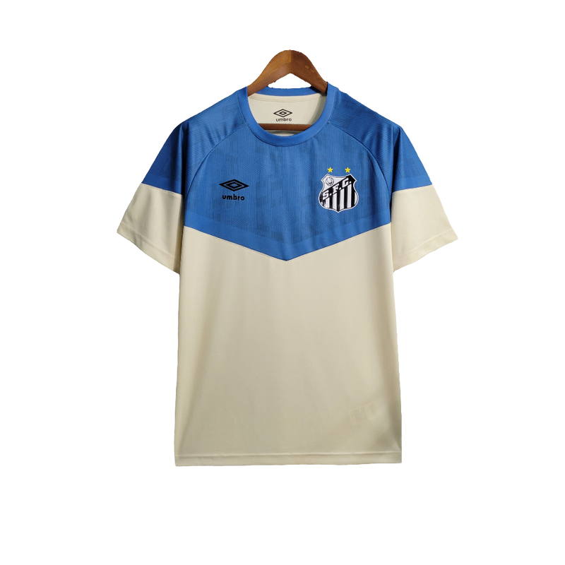 Camisa Santos 23/24 Treino - Bege - Versão Torcedor