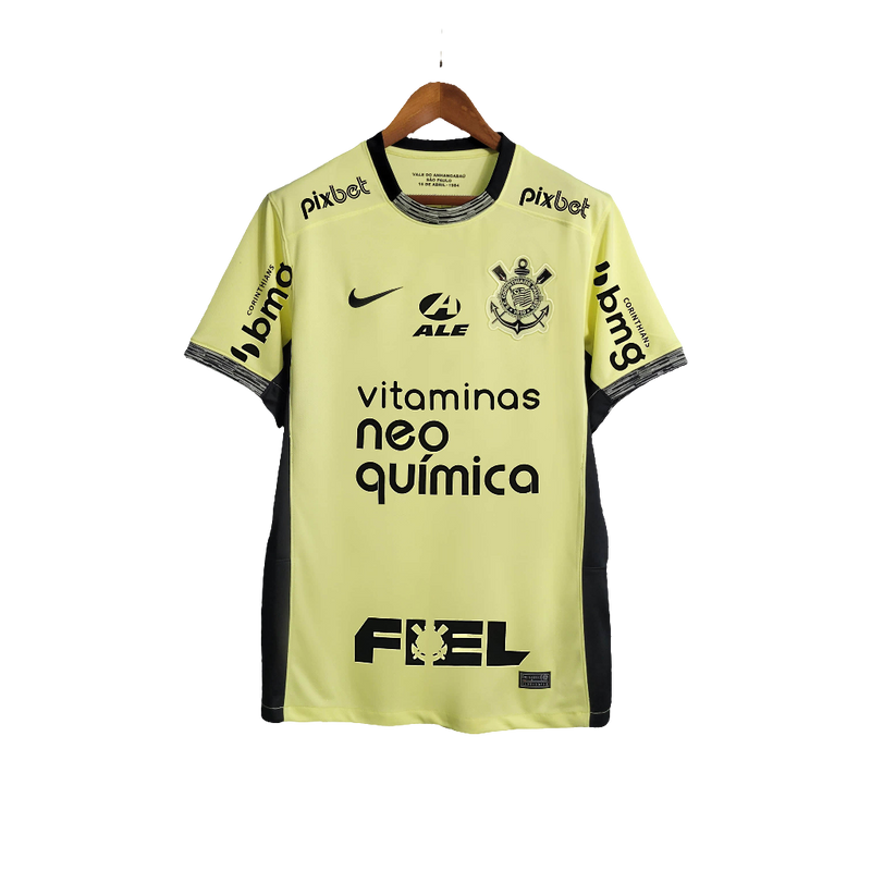 Camisa Corinthians 23/24 III Third - Todos os Patrocínios - Versão Torcedor
