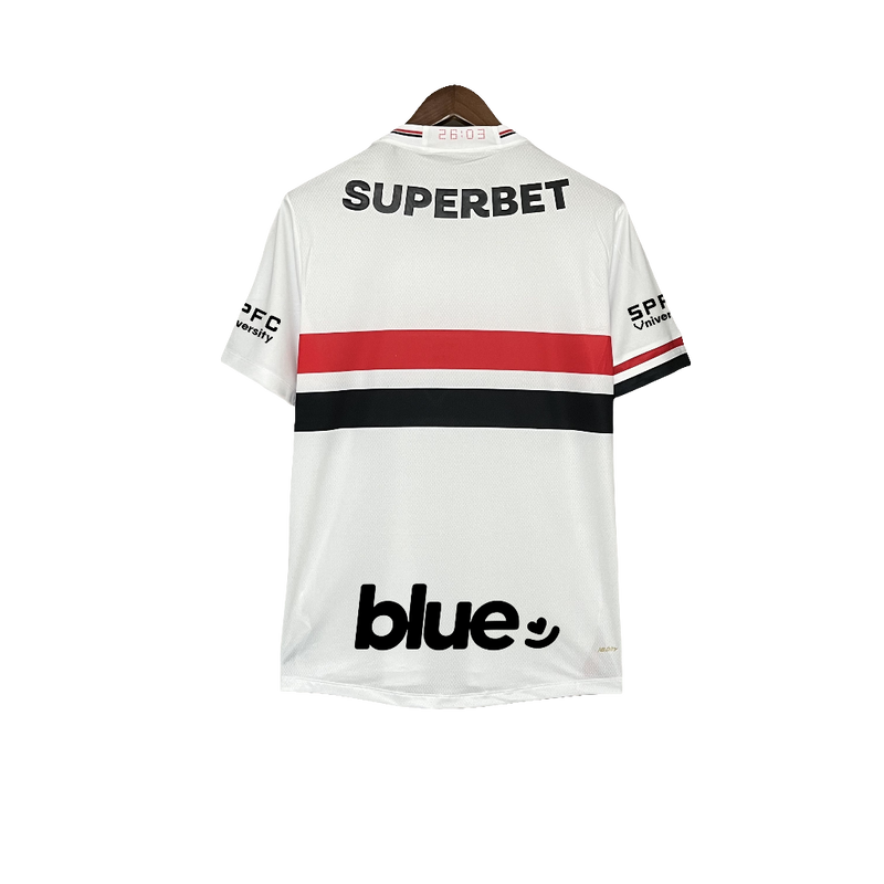Camisa São Paulo 25/26 I Home - Todos os Patrocínios - Versão Torcedor