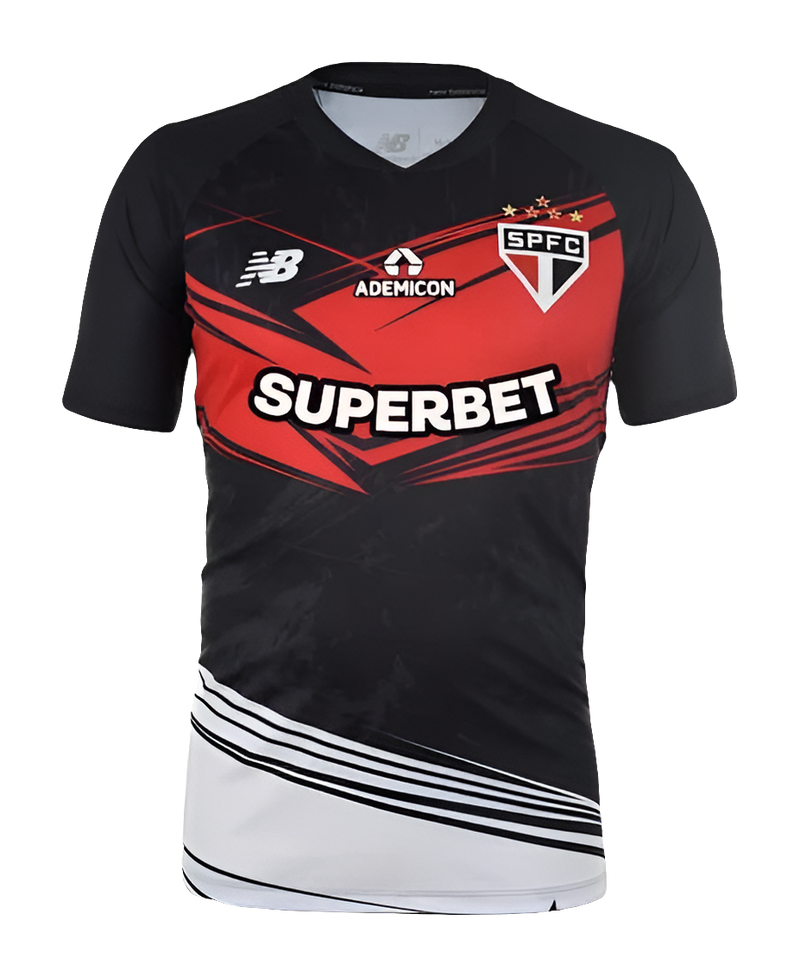 Camisa São Paulo 25/26 Goleiro - Preto - Versão Torcedor