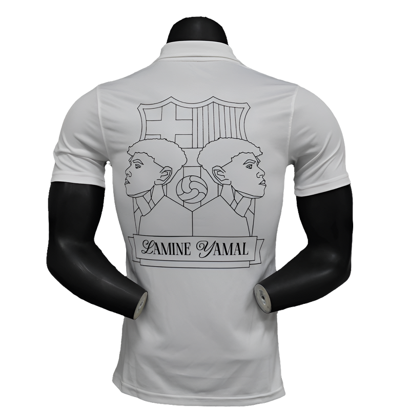 Camisa Barcelona 25/26 Edição Especial - Branco - Versão Jogador