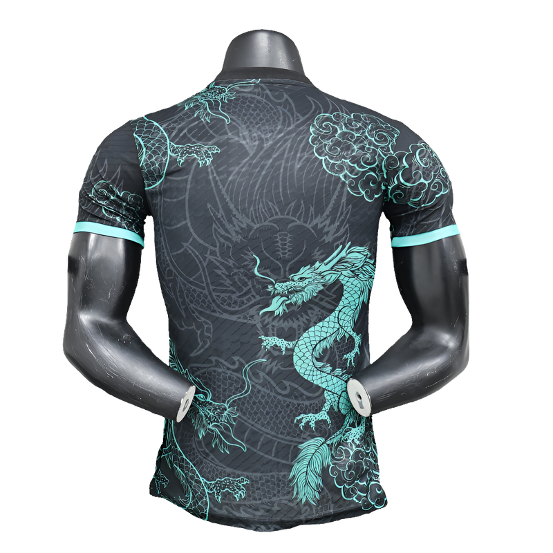 Camisa Real Madrid 25/26 Edição Especial - Preto e Azul Celeste - Versão Jogador
