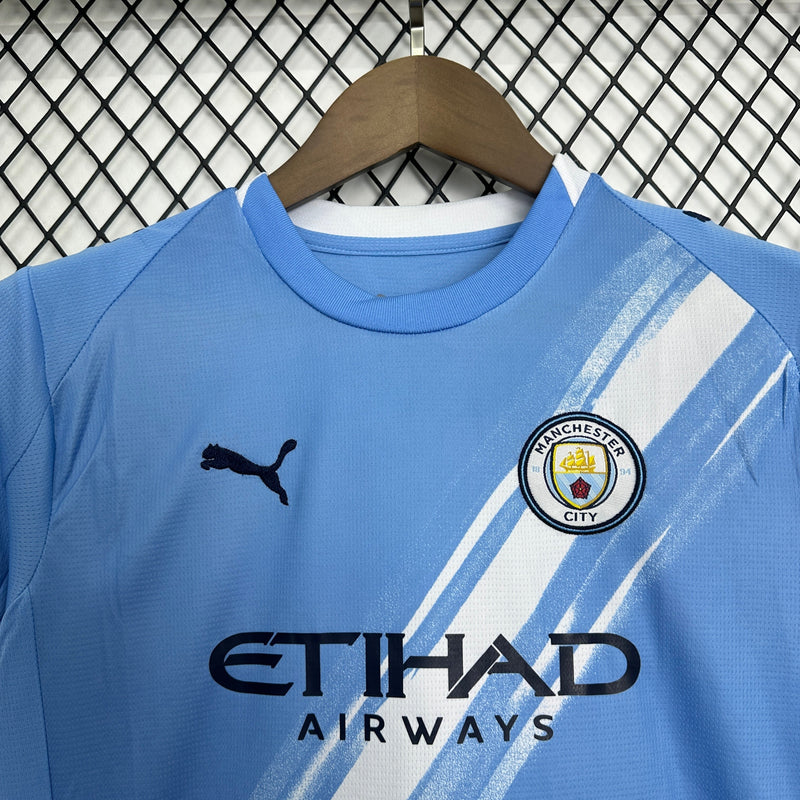 Kit Infantil Manchester City Titular 25/26