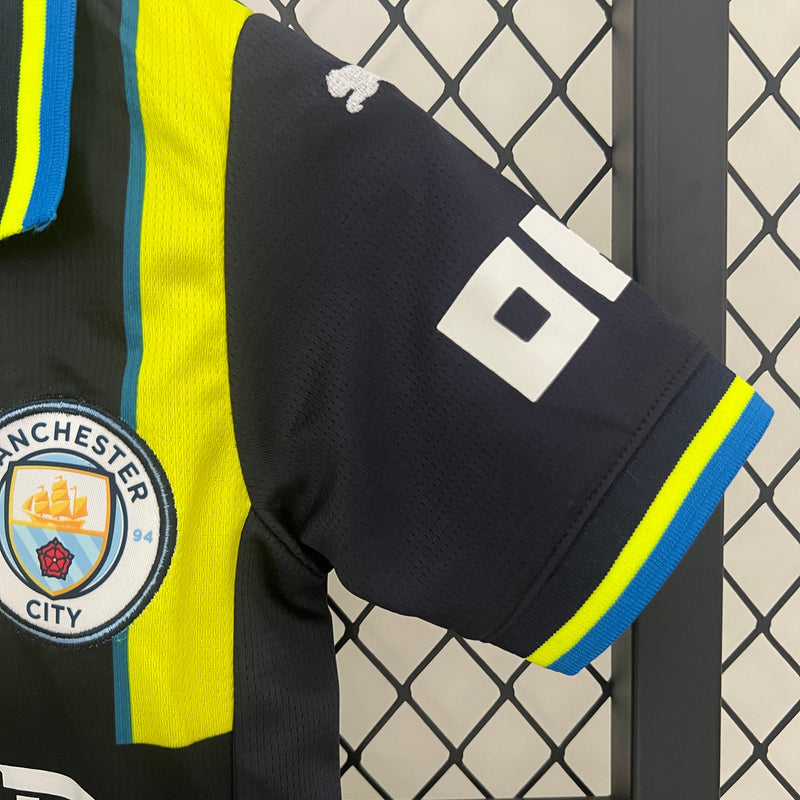 Kit Infantil Manchester City Reserva 24/25