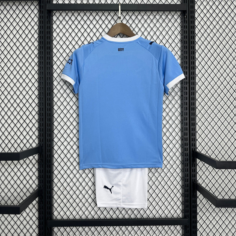 Kit Infantil Manchester City Titular 25/26