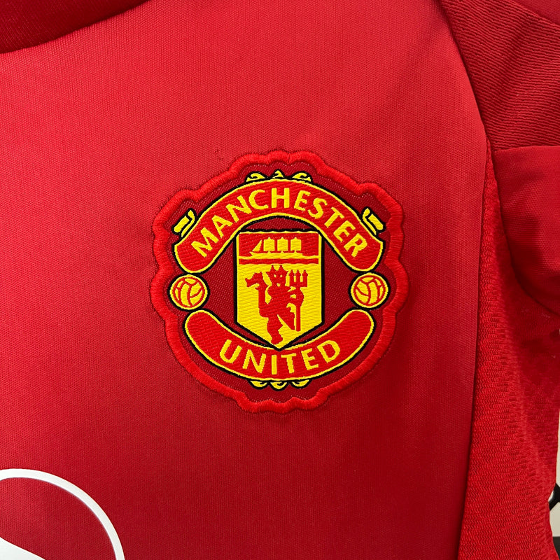 Kit Infantil Manchester United Titular 24/25
