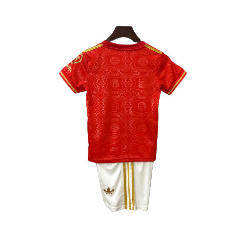 Conjunto Infantil - Bayern de Munique 25/26 Edição 125º Aniversário - Vermelho